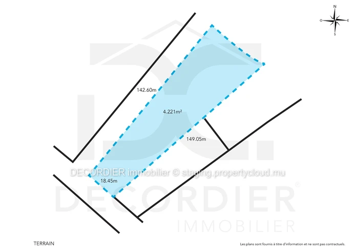Opportunité à saisir à Pamplemousses – Terrain de 4221 m²