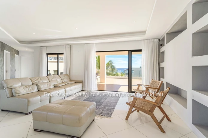 Penthouse en front de mer avec vue sur l'océan – 3 chambres – Flic en Flac