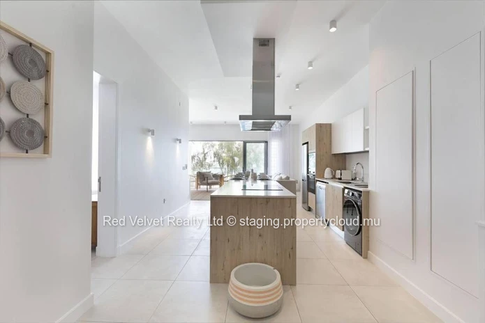 Beachfront 3-Bedroom Apartment for Rent in Grand Gaube | Private Beach Access