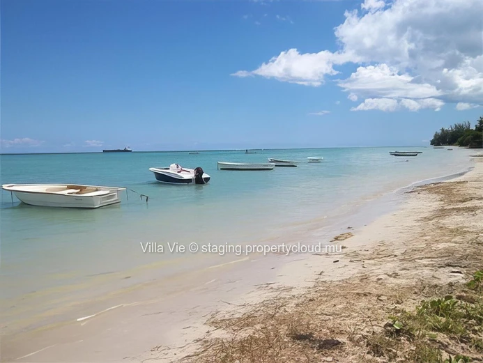 Baie du Tombeau - Grand terrain pieds dans l'eau