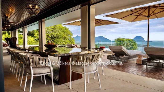 Ultra-Luxury Villa with Panoramic Lagoon Views in Black River, Mauritius