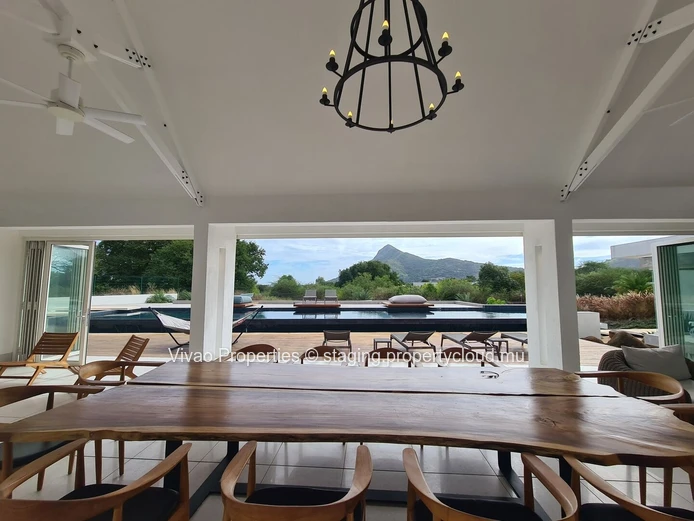 Luxury Villa West Coast - Rs 80M - Infinity Pool on Deck - 3+ Bedrooms - Reception Terrace - Secure Gated Community