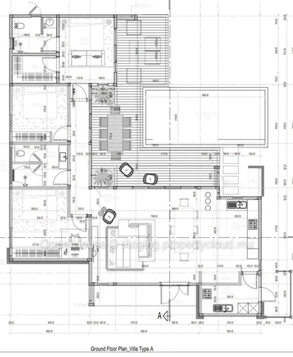 Villa PDS à vendre à Grand Baie, 126m² sur terrain de 380m², piscine privée, accessible aux étrangers, 500m de la mer. (Mandat exclusif)