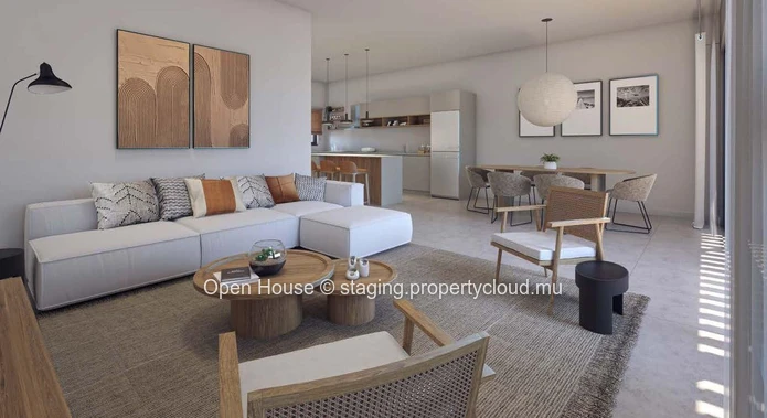 Appartement avec une vue mer féérique. 3 chambres, Piscine. Accessible aux étrangers.