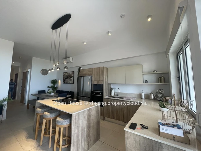 Stunning Beachfront Apartment for Rent in Grand Gaube with Luxury Amenities - Fully Furnished, Amazing Sea Views, and...