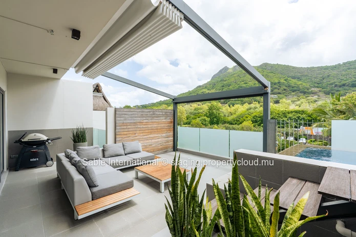 Luxury Penthouse with Private Pool in Tamarin - Beachfront, River & Mountain Views - Fully Furnished - Prime Location 