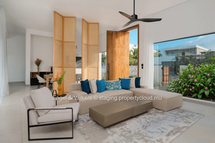 Spacious Golf Estate Villa with 4th Bedroom Expansion Possibility – Anahita, Mauritius