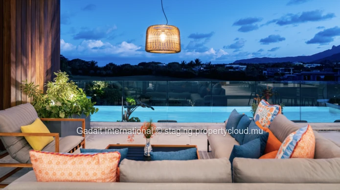 Villa d'exception à Anahita, Île Maurice – Vue panoramique sur le golf et la montagne