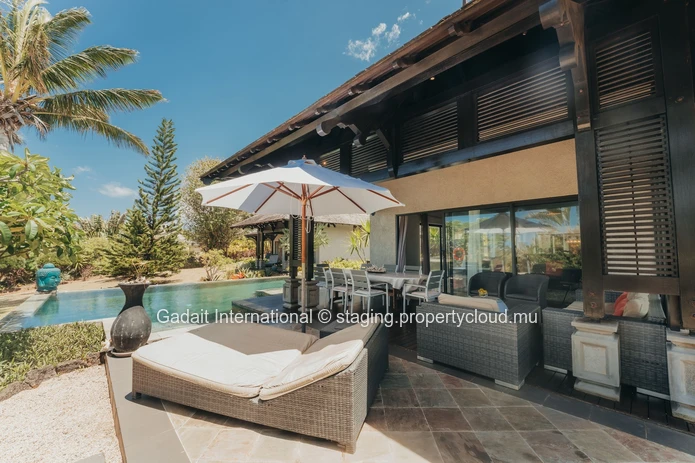 Belle Rivière Villa : 4 chambres avec piscine et vue sur mer, Île Maurice