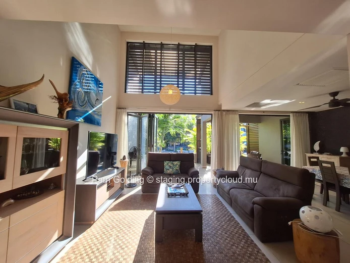 3-Bedroom Townhouse for Sale in La Balise Marina, Mauritius – Private Mooring, Pool & Optional Boat Garage