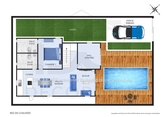 Charmante maison avec piscine