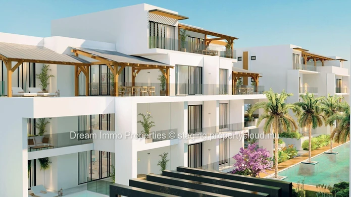 Penthouse Moderne Avec Toit Terrasse Et Piscine Privee Proche Mer A Pereybere - Ile Maurice