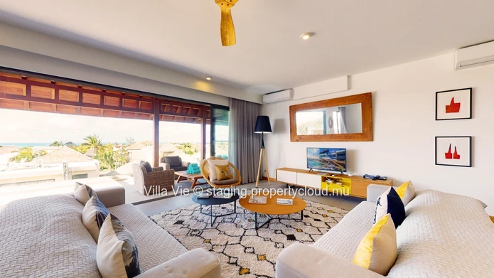 Grand Gaube - Belle penthouse avec piscine