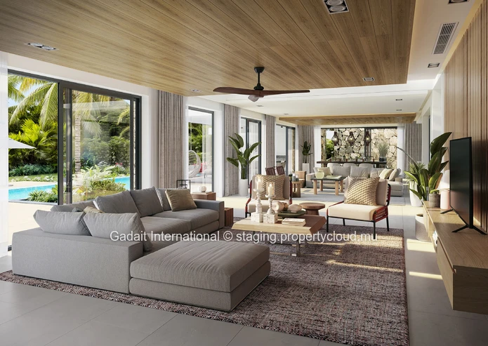 Prestigious villa with panoramic views and exclusive services for sale on the east coast of Mauritius
