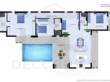 Maison de 3 Chambres