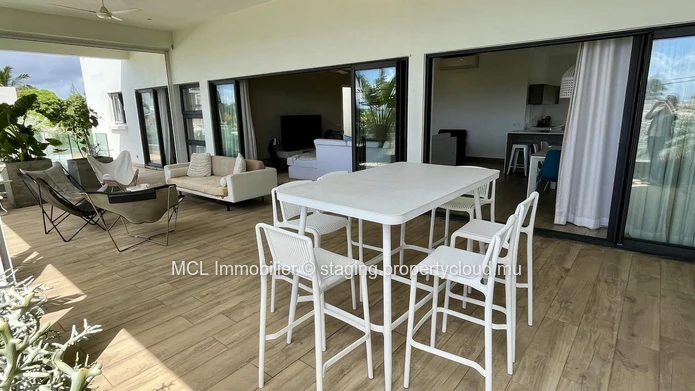Appartement meublé de standing à louer à Pointe aux Canonniers