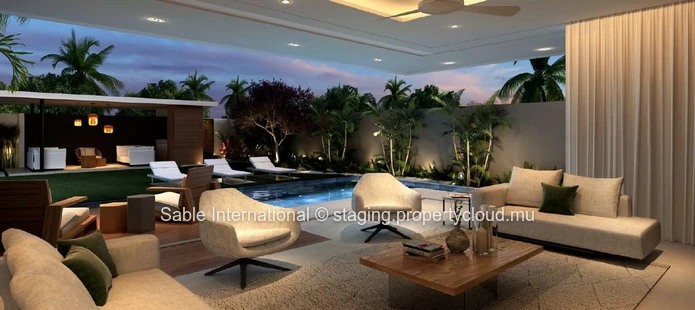 Luxurious Villa PDS with Private Pool in Grand Baie - 3 Beds, Fitness Room, Close to Amenities 