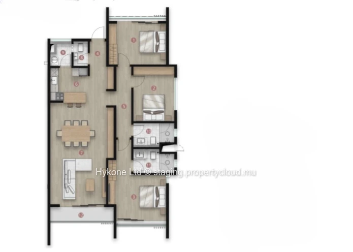Apartment For Sale In Mont Choisy (R+3)