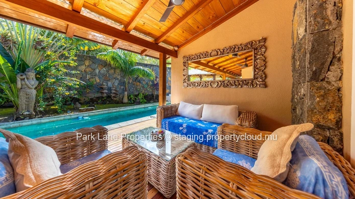 Elegant Bali-Style 3-Bedroom Villa with Pool and Kiosk