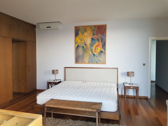 Roches Noires - 3-bedroom penthouse with sea view and Common swimming pool