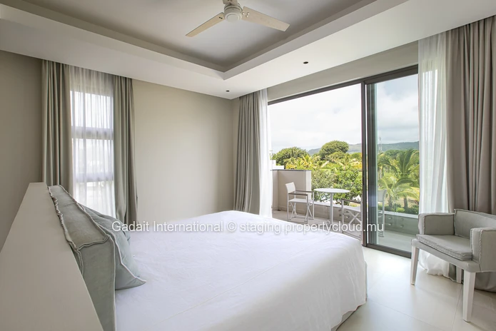 Villa contemporaine haut de gamme à Anahita, golf & spa, piscine privée, jardin tropical