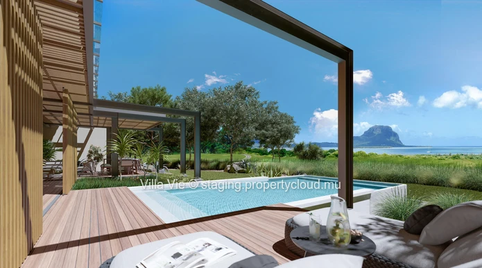 Black River - Bright 3 bedroom villa with sea view