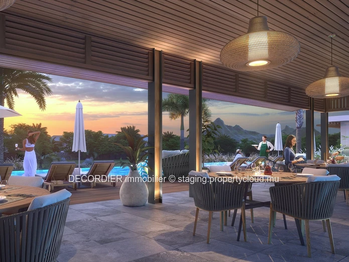 Villa contemporaine située dans une résidence sécurisée, accessible aux étrangers