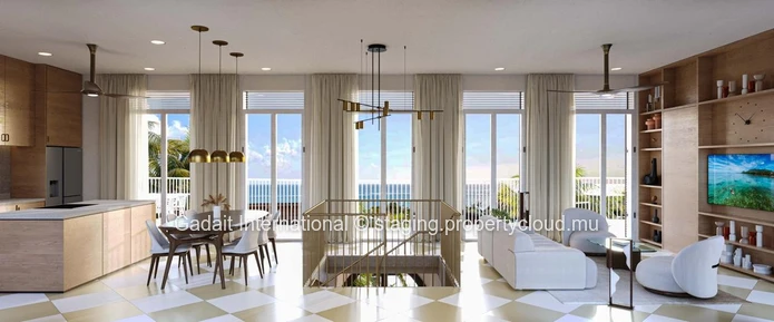 À vendre : Villa 4 chambres avec vue lagon, piscine