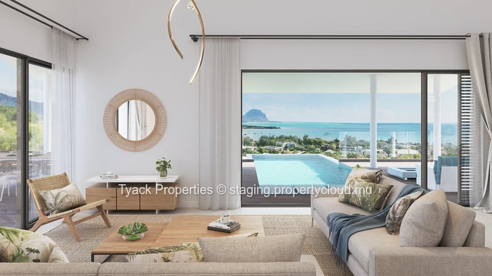 Villa de Luxe 5 Chambres avec Vue Panoramique sur la Mer à Rivière Noire – RES