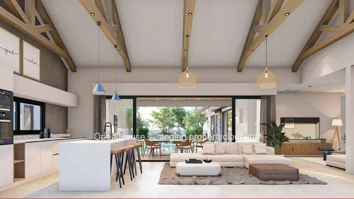 Mont Mascal, Villa exclusively for Mauritians, 3 bedrooms, 2 bathrooms, swimming pool.