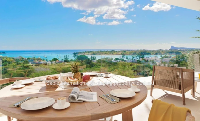 Appartement PDS de 100m² à Grand Baie, avec piscine commune, salle de gym et proche de toutes commodités. Prix: Rs.