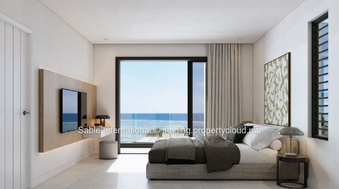 Luxury Penthouse with Private Pool in Tamarin, Rivière Noire - Black River. Close to schools, shops, and golf course. 