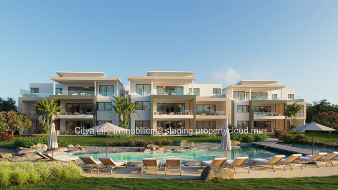 Appartement 143 m² avec piscine de sable à vendre à Grand Baie