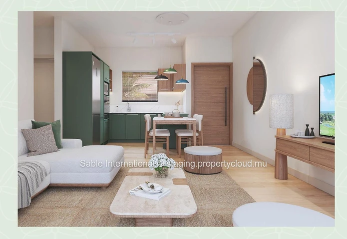 Appartement de 2 chambres à Roches Noires avec jardin