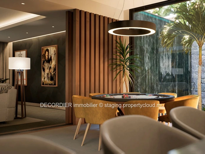 Luxurious villa of very high standing located on the Mont Choisy golf course.