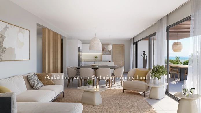 Coconut Grove-A1 : Appartements de 3 chambres sur la côte nord de l'île Maurice