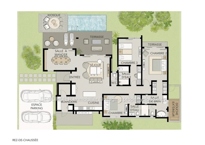 À Vendre – Villa Moderne sur Plan à Pointe d'Esny
