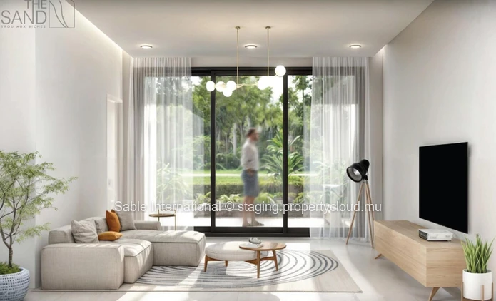 Duplex à vendre à Trou aux Biches, 216m², terrain en toute propriété, piscine commune