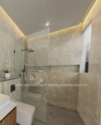 Appartement R+2 à vendre à Pointe aux Piments, Trou aux Biches. 170m², 3 chambres, piscine commune, salle de gym.