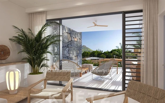 Three-bedroom apartment just a stone's throw from the beach – exclusive hotel services