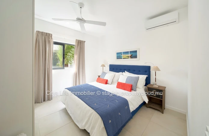 Magnifique Appartement REZ+2 à vendre à Pointe aux Canonniers, 131m², 3 chambres, piscine commune, proche écoles, par...