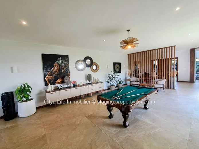 Stunning Furnished House with Private Pool for Rent at Mont Choisy