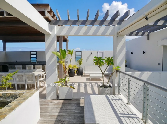 Sleek Seaside Penthouse Living, Steps from the Beach