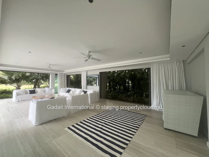Villa de prestige Solaia à Anahita – Vue mer, golf & prestations haut de gamme