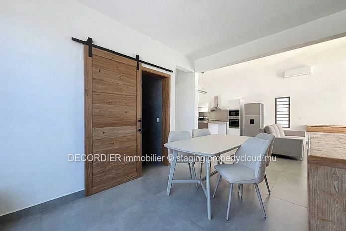 Modern house in a secure residence