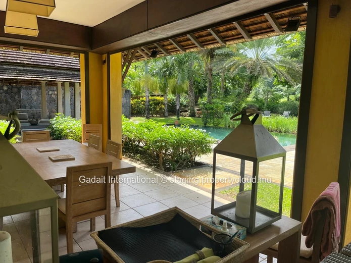 Villa Meublée de Plain-Pied avec Piscine Privée à vendre | Tamarina Golf Resort, Île Maurice