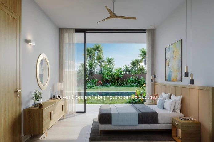 New project - PDS Villa for sale in Grand Baie, 4 en suite bedrooms, office space, private pool, beautiful volumes.