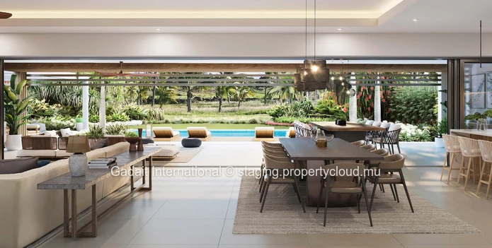 En vente : Appartement de luxe avec vue panoramique et accès golf à Mont Choisy