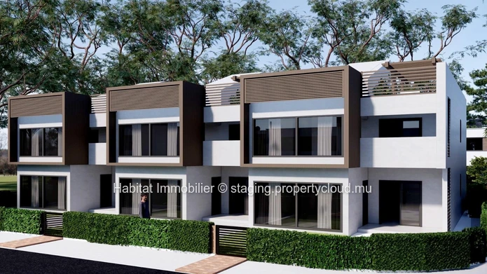 Découvrez un nouveau projet sur plan captivant de 3 townhouses, idéalement situé dans l'avenue prestigieuse John Kenn...
