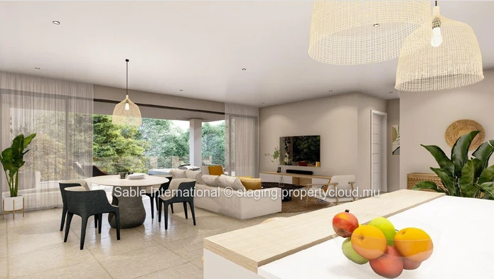 Luxurious Penthouse in Trou aux Biches with Communal Pool & Modern Amenities